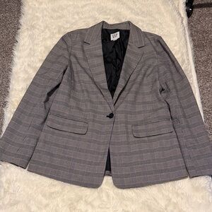 GAP Plaid Blazer